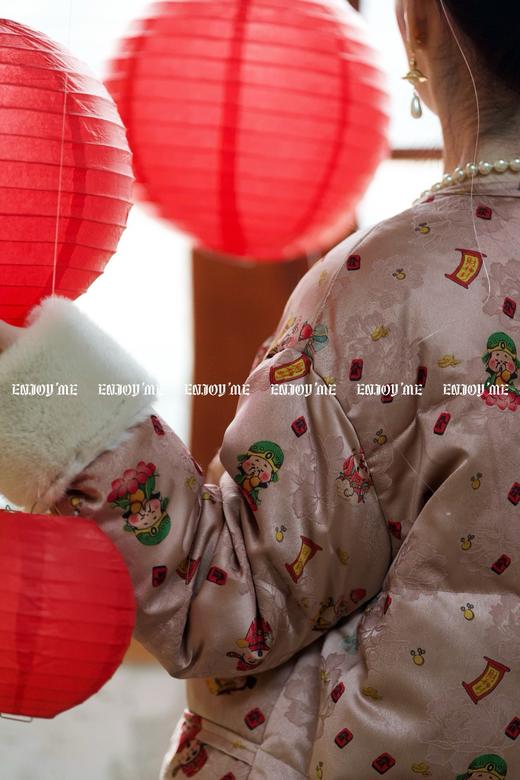 【门店同款】ENJOY冬季云敛-锦绣发财服羽绒外套 160704058 商品图11