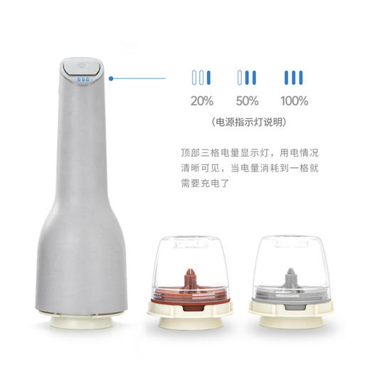【研磨器界爱马仕】finamill快卡式电动香料厨房研磨器 胡椒/海盐 明星款 商品图4