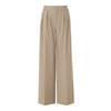 EITIE爱特爱通勤百搭垂坠宽松高级感卡其色阔腿休闲裤春新款A2505503 商品缩略图5