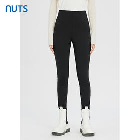 NUTS黑色高腰修身显瘦百搭气质铅笔裤休闲裤女241073067B
