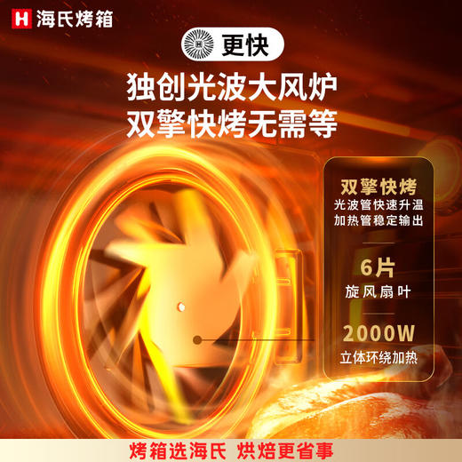 【海氏•i7风炉烤箱】家用新款小型商用烘焙专用发酵电烤箱 商品图1