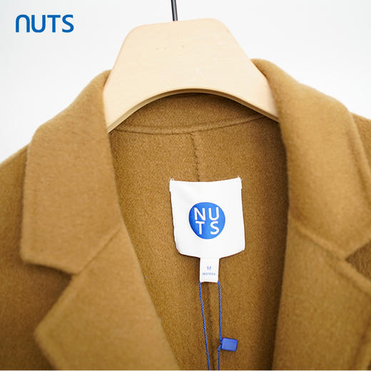 NUTS商场同款宽松百搭双面呢大衣马甲外套141032143A 商品图2