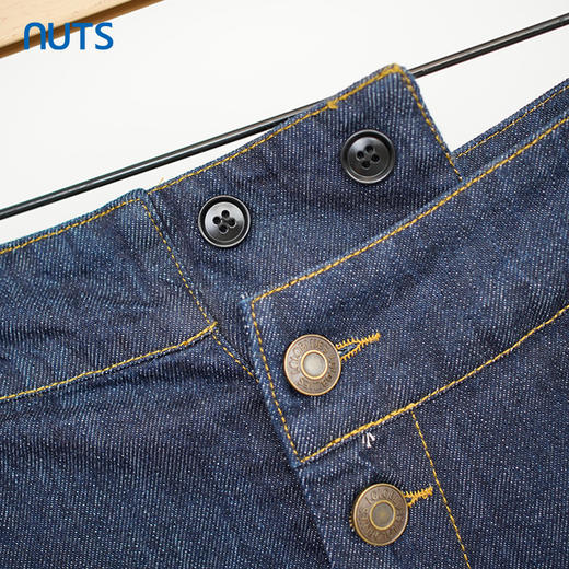 NUTS商场同款牛仔半身裙女开叉a字包臀裙131065084 商品图2