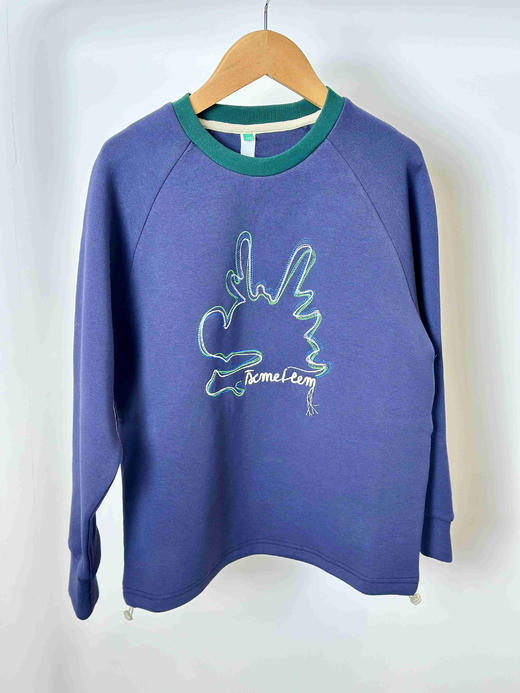 【品牌直发-童装秒杀】ACMEITEM爱棵米 2024亲子龙年圆领卫衣本命年空气层套头卫衣男女GAF3310131L 商品图9