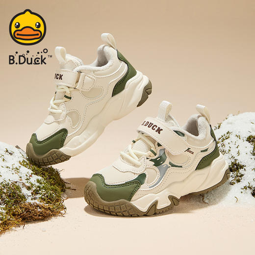 B.DUCK小黄鸭童鞋冬季男女童时尚运动24-30 B5586885 商品图1
