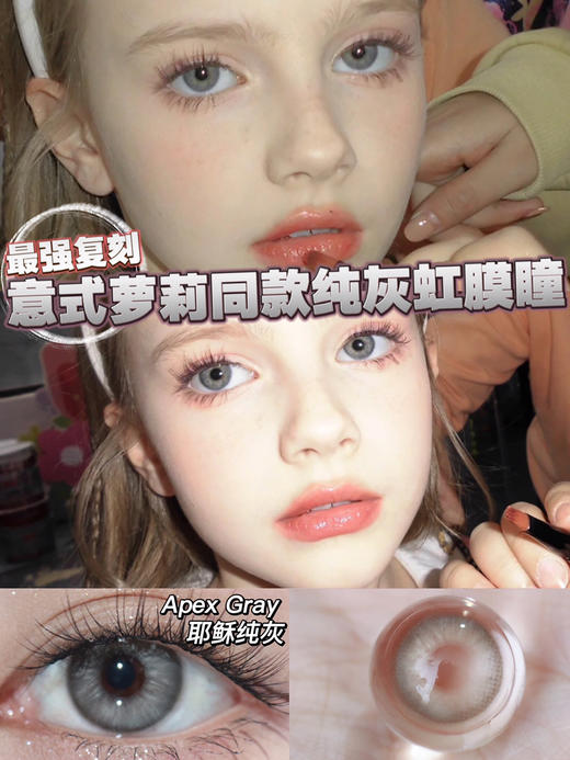 日抛BOLLYCON 耶稣纯灰 14.2mm (着色13.3mm) 商品图0