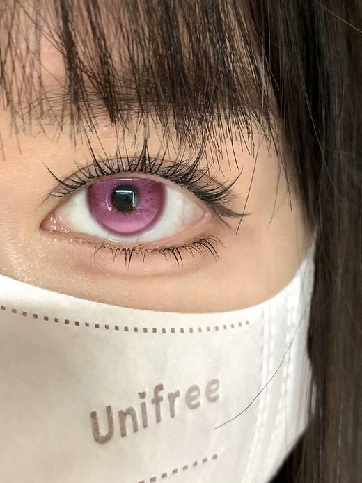 Hot Girls 沉夜梅子 半年抛 两片 14.2mm 参考着色13.6mm 基弧8.5 含水40% 新锐国货 商品图1