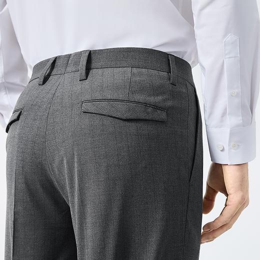 柒牌条纹直筒西裤男2025春季新款日常百搭男士休闲商务西装长裤子128H72220 商品图2