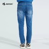 波顿男士薄款宽松直筒浅色弹力牛仔裤ME761121 商品缩略图1
