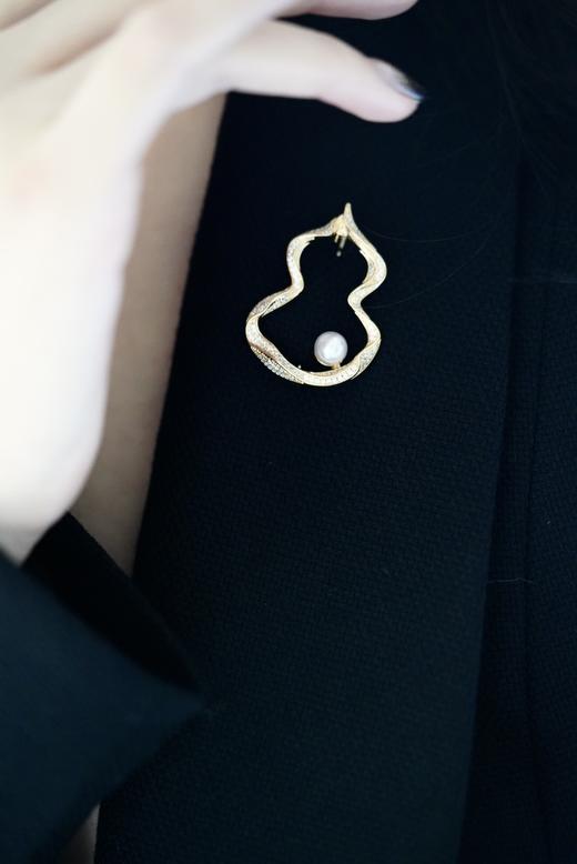 Akoya胸花「时尚宝葫芦」 商品图2