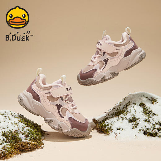 B.DUCK小黄鸭童鞋冬季男女童时尚运动24-30 B5586885 商品图2