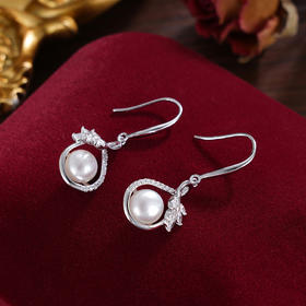子佩集S925银珍珠耳环【Z19919】纯银2412