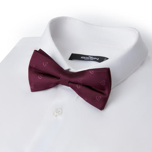 柒牌男士领结配饰结婚婚礼新郎伴郎兄弟团西装衬衫领蝴蝶结礼盒装128F70150 商品图2