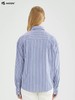 【高支长绒棉】波顿女士春秋宽松蓝白条纹长袖衬衫LS972123 商品缩略图2