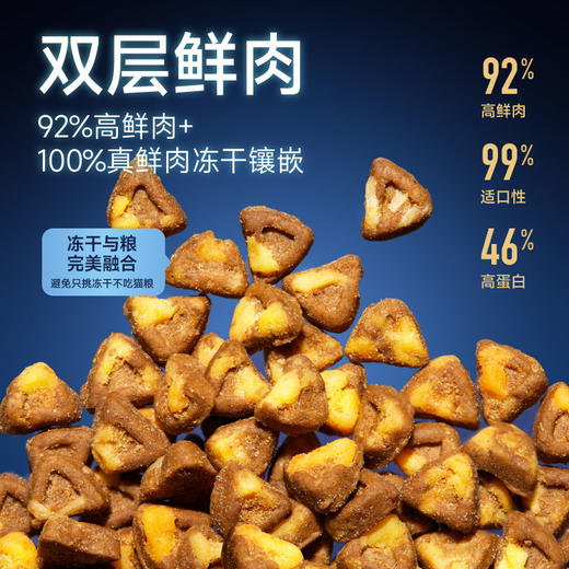 【金卡会员专属】喵铮铮高鲜肉烘焙冻干猫粮 不同年龄段.定制专属营养配方1kg/包 商品图1