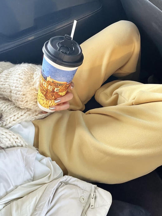 7色小暖炉两穿卫裤上新✔️重磅定制一条裤子重达650g加绒加厚‼️双倍保暖🔥冬天也能穿出不费力的慵懒感❗️ 商品图11