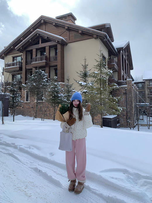 7色小暖炉两穿卫裤上新✔️重磅定制一条裤子重达650g加绒加厚‼️双倍保暖🔥冬天也能穿出不费力的慵懒感❗️ 商品图2