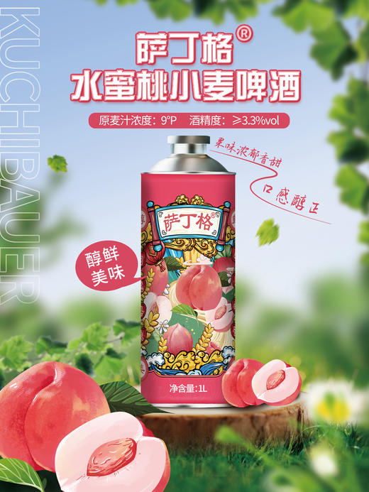 自营（啤酒汇）-萨丁格精酿小麦啤酒多种口味可供选择 商品图2