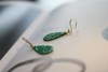 绿如意和绸缎金 ｜干青黄金耳钩 商品缩略图3