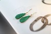 绿如意和绸缎金 ｜干青黄金耳钩 商品缩略图5
