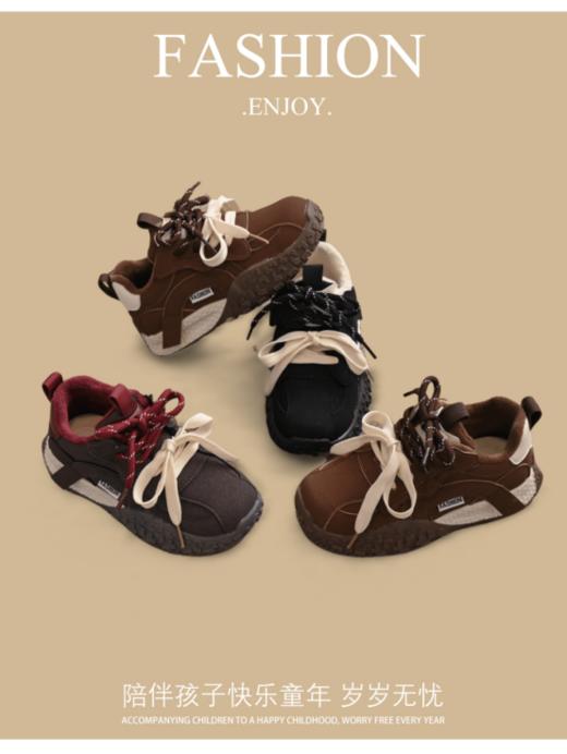 🔥【岁愿儿童加绒保暖双鞋带运动鞋SY-A419】😍欢乐童年，岁愿相伴💦 岁愿潮流童鞋属于👏岁愿品牌童鞋家族潮童板块童鞋 商品图0