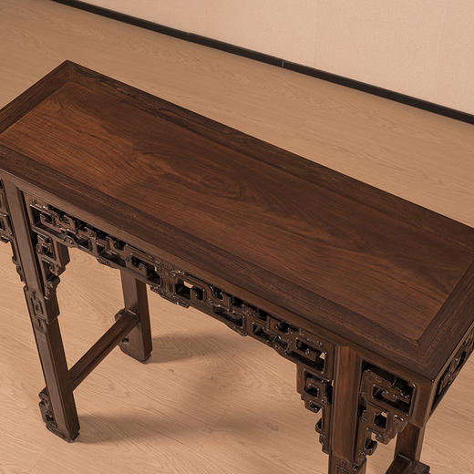 清 红木透雕拐子纹供案 商品图2