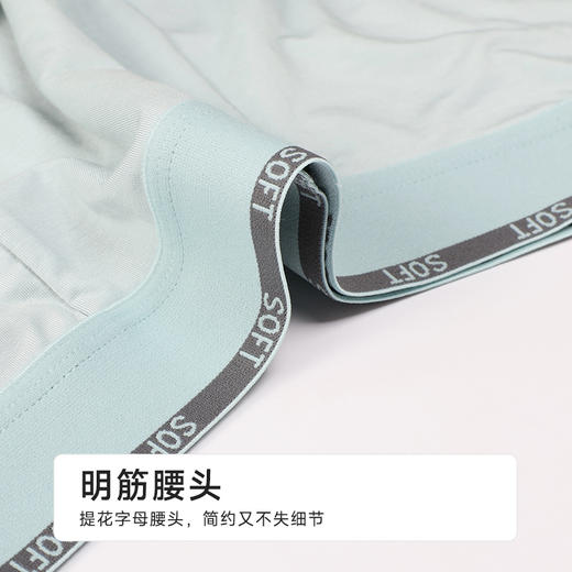 都市丽人人棉平角60S木莱尔简约基础平角裤FKHC01 商品图5