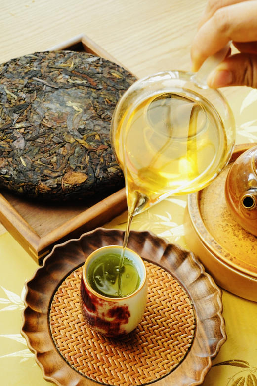 【2005年冰岛古树黄金叶】十九年陈老黄金叶 商品图6