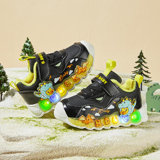 B.DUCK小黄鸭童鞋冬季男女童运动休闲鞋22-32 BY5485009 商品图0