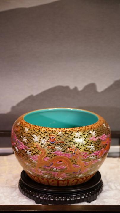 乌光黑地万花双鳳水洗 商品图2