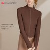 时尚坑条螺纹瑜伽服运动开衫精致立领修身显瘦DY66136# 商品缩略图2