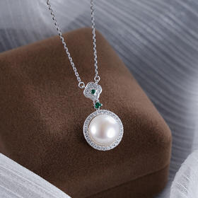 子佩集S925银珍珠套链【TM0488-XF】纯银珍珠项链2412