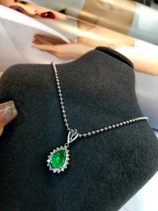 1.1ct刻面祖母绿吊坠 商品图2