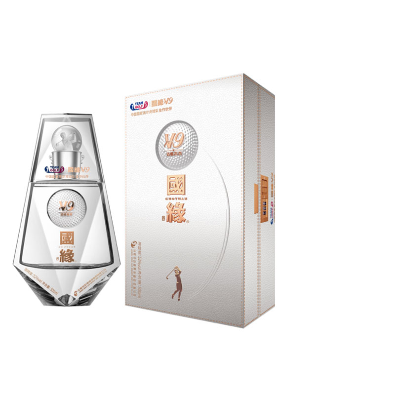 【酒厂直营】52度高尔夫国缘V9至尊版 500ml