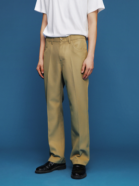 CryingCenter Digger 挖掘1者号卡其斜纹休闲直筒裤卡其 哭喊中心