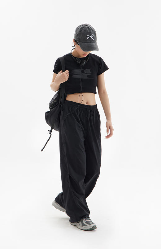 CryingCenter 凉感防晒科技微弹降落伞裤运动裤 哭喊中心 商品图2