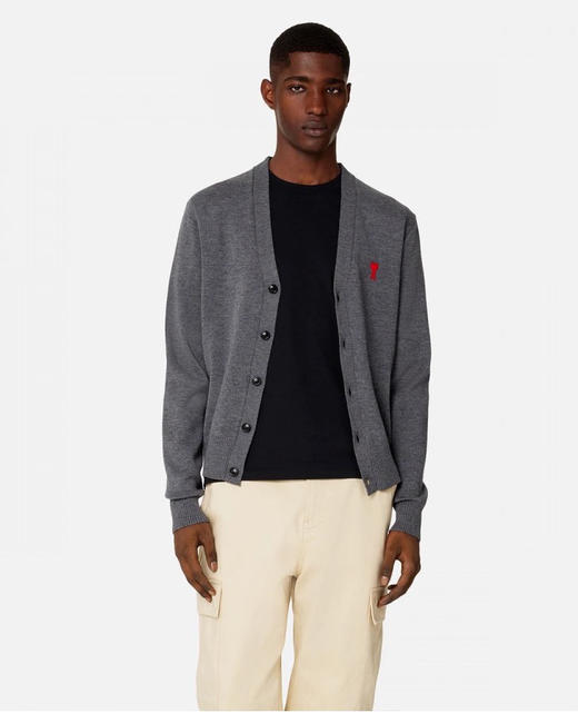 【1月6日  下午15:00 秒杀】AMI 经典常青款 秋冬款 纯羊毛 男女同款 V领开衫   100%纯羊毛 超精细羊毛 商品图2