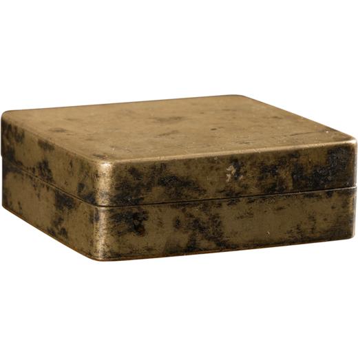 民国 铜诗文方形墨盒 商品图5