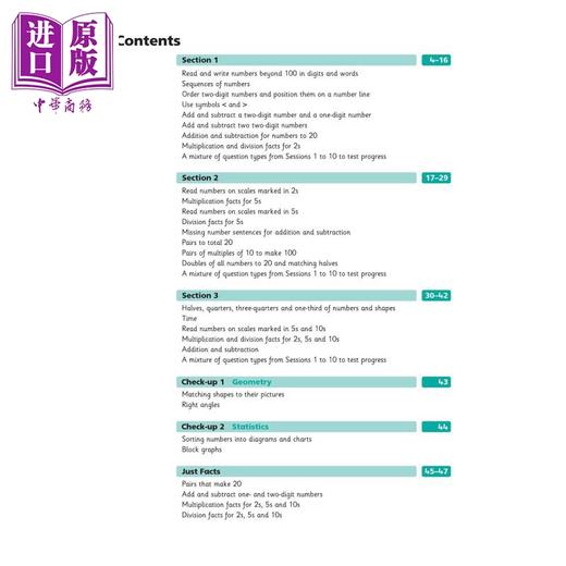 【中商原版】英国S&S教辅First Mental Arithmetic 6 初阶心算 6（6-7岁）附电子答案  数学心算能力训练 英文原版  商品图2