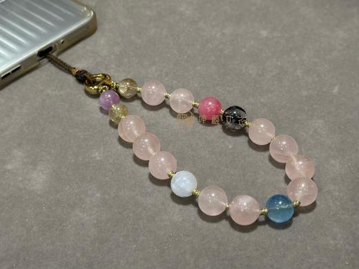 粉晶多宝手机挂件 商品图0