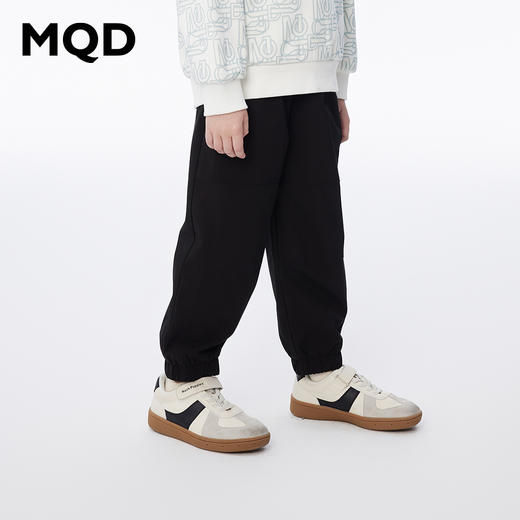 【秒3】【MQD】男童冬季加绒保暖舒适三防休闲针织长裤 商品图1