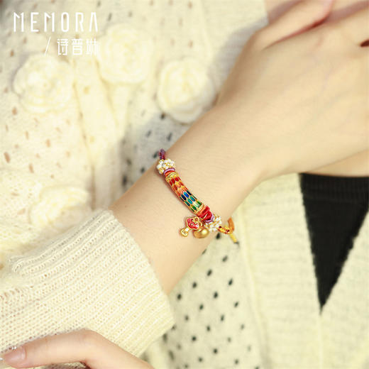 灵蛇献瑞 如意元宝蛇 足金蛇挂坠国潮中国风黄金吊坠生肖蛇宝宝礼物MEMORA诗普琳HP827501 商品图2