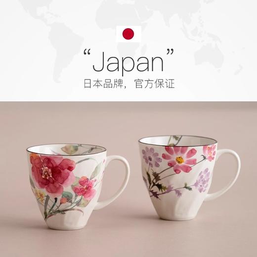 日本和蓝12月马克杯樱花骨瓷茶杯咖啡杯水杯日式花朵进口和蓝马克杯 商品图5