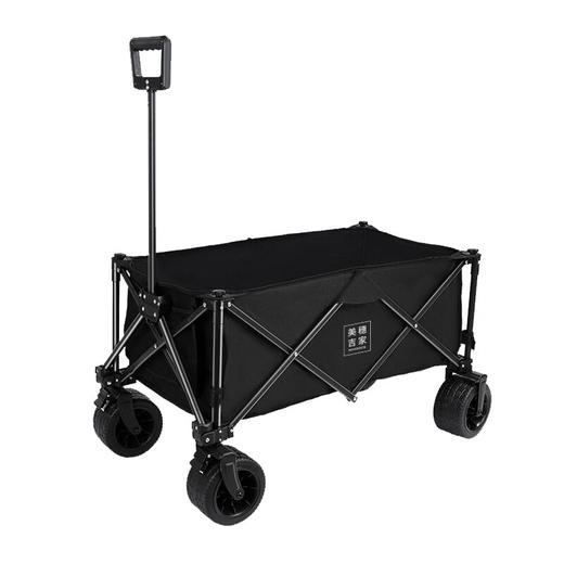 美穗吉家 聚拢款7寸双刹坦克轮露营车200L（黑色） 商品图5