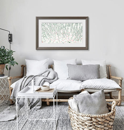 吴冠中|《柳与鱼》—— 丝网版（盖章） 商品图2