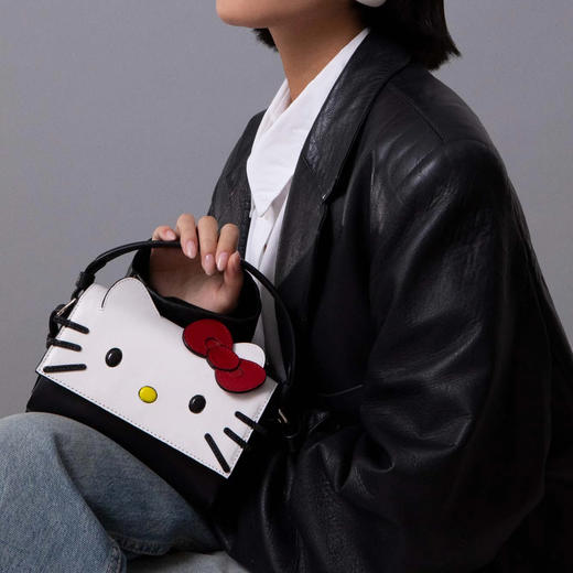 订购16周到｜ANDRES GALLARDO-HELLO KITTY-50周年限量版 陶瓷 植鞣牛皮 手袋［西班牙设计师］ 商品图6