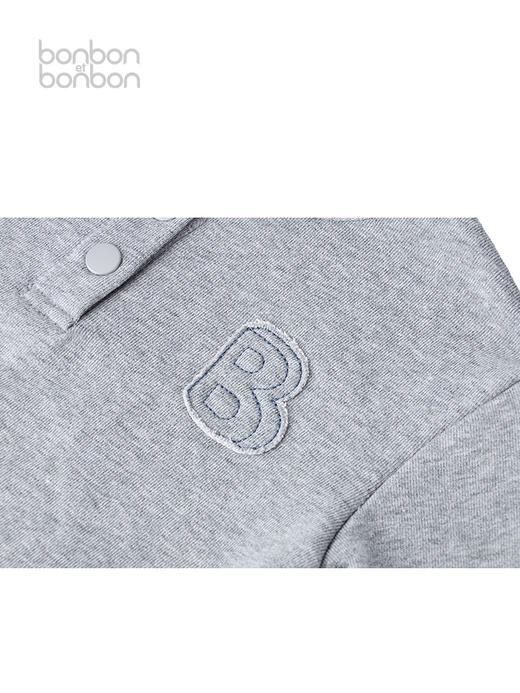 亨利领贴布绣卫衣套装 商品图3