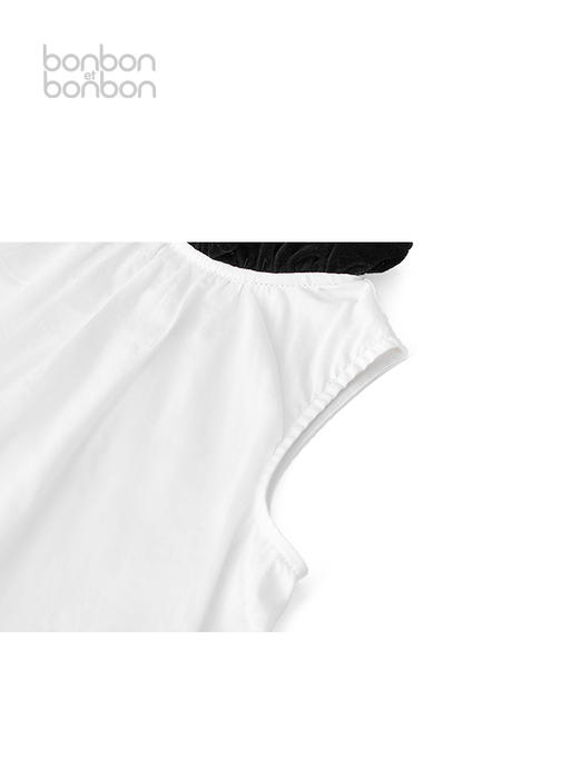 法意白花苞感无袖上衣 商品图4