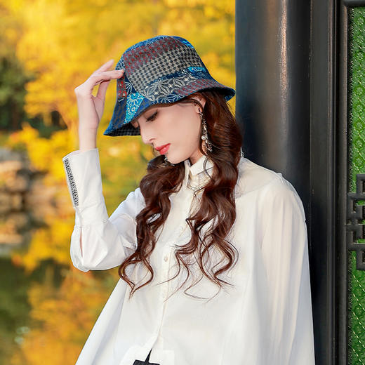 百家韵拼接布帽 |现货加急发 商品图3