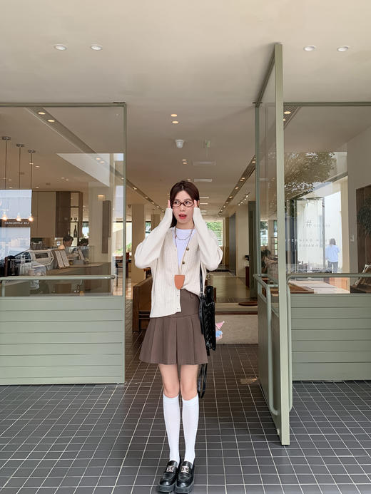 <曾小咸推荐>微信粉丝秒杀专场 仅此今天 活动结束下架【质感miu风】2色毛织开衫 日常169.99/件 立减80 秒杀89.99/件！！ 商品图8